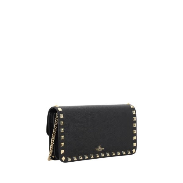 Valentino Garavani Rockstud Black Purse Shoulder Bag - Image 3