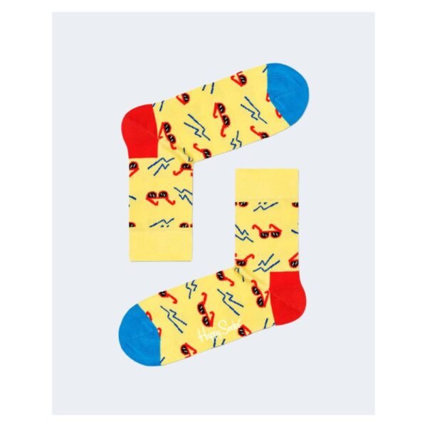 Happy Socks Yellow Cotton Sock - Image 3