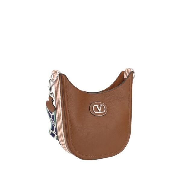Valentino Garavani VLogo Brown Purse Shoulder Bag - Image 2