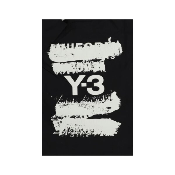 Y-3 Maxi print Black Shoulder Tote Bag - Image 3