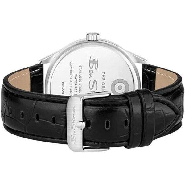Ben Sherman Black Leather Watch - Image 2