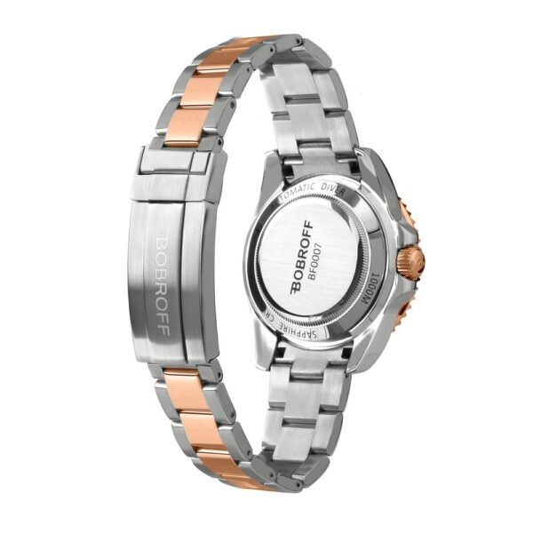 Bobroff Silver Stainless Steel Watch - Image 2