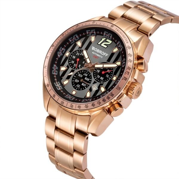 Bobroff Bronze Steel Watch - Image 2