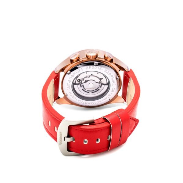 Bobroff Red Leather Watch - Image 2