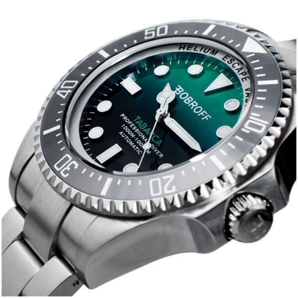 Bobroff Silver Stainless Steel Watch - Image 3