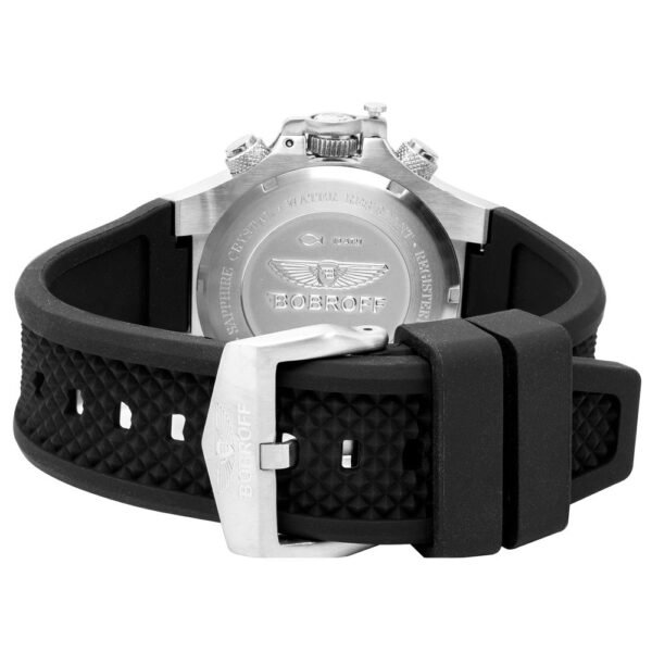 Bobroff Black Rubber Watch - Image 2