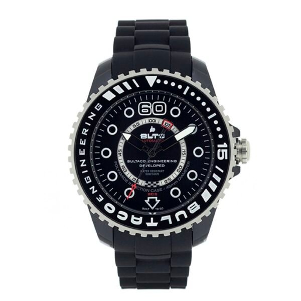 Bultaco Black Silicone Watch - Image 2