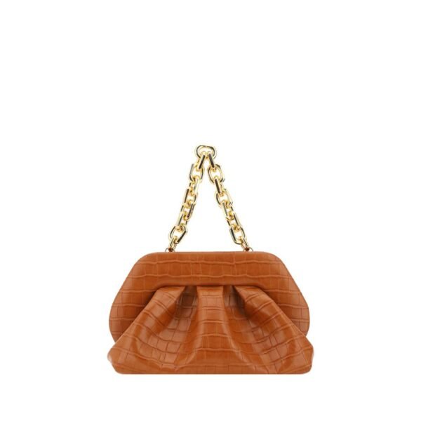 THEMOIRè Tia Croco Brown Women Handbag