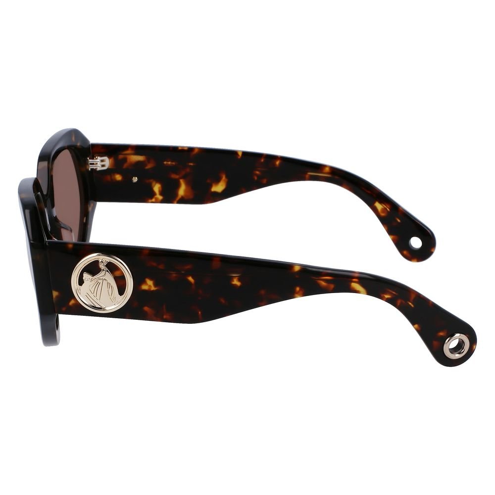 Lanvin Brown Acetate Sunglasses - Image 3