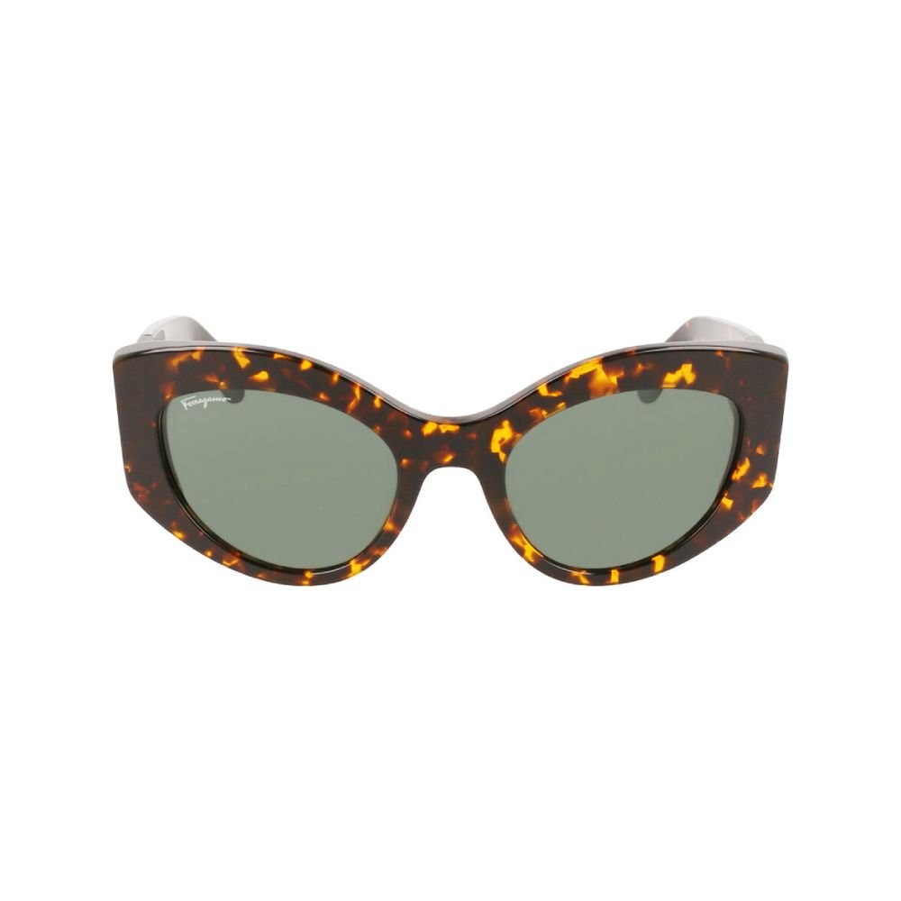 Salvatore Ferragamo Brown Acetate Sunglasses - Image 2