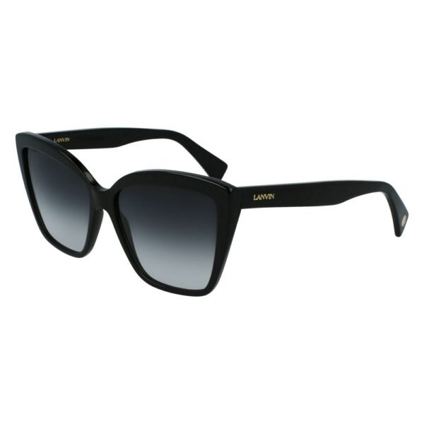 Lanvin Black Acetate Sunglasses - Image 3