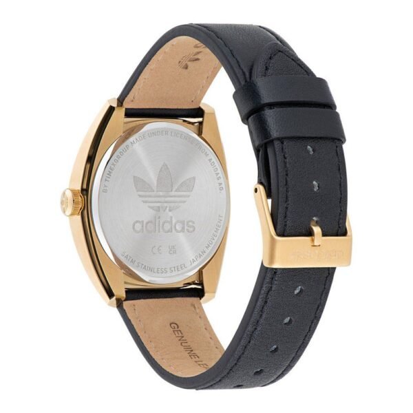 Adidas Black Leather Watch - Image 2