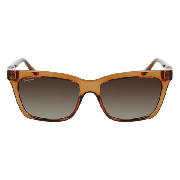 Ferragamo Brown Injected Sunglasses - Image 2