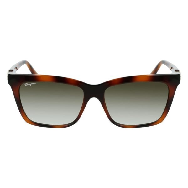 Ferragamo Brown Injected Sunglasses - Image 2