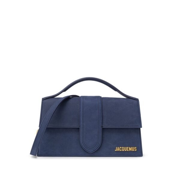 Jacquemus Navy Blue Scamosciato Woman Handbag