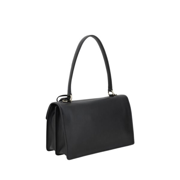 Prada Shoulder Black Leather Shoulder Bag - Image 3