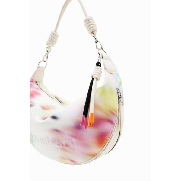 Desigual Cream Polyethylene Handbag - Image 5