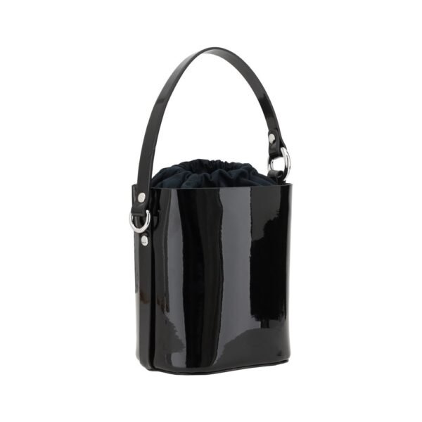 Vivienne Westwood Daisy Drawstring Women Black Bucket Bag - Image 3