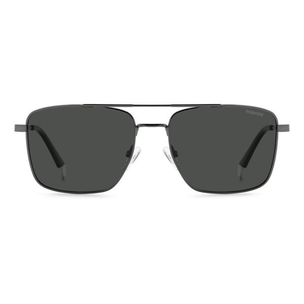 Polaroid Gray Metal Sunglasses - Image 2
