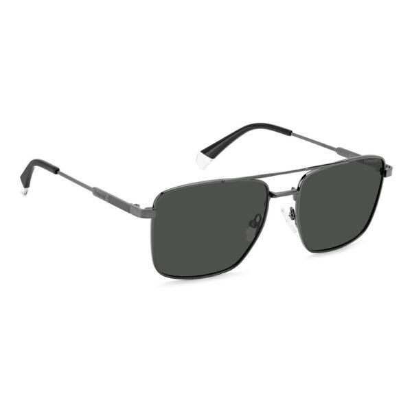 Polaroid Gray Metal Sunglasses - Image 3
