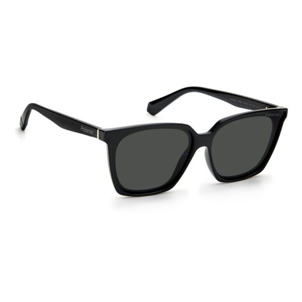Polaroid Black Plastic Sunglasses - Image 3