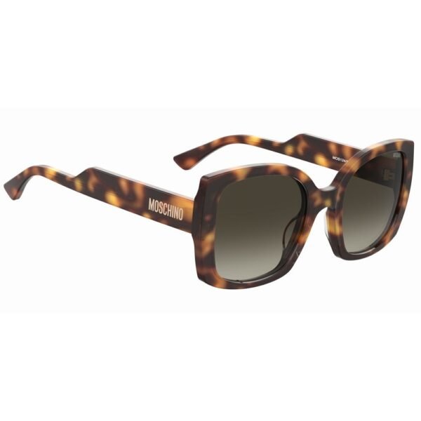 Moschino Brown Acetate Sunglasses - Image 3