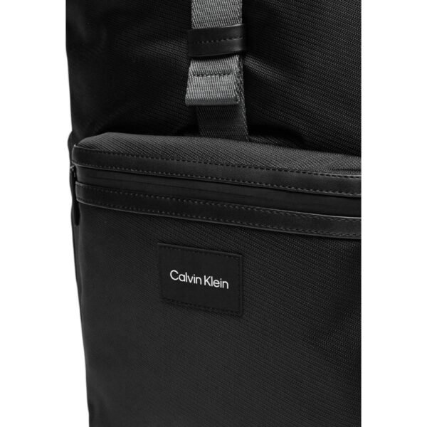 Calvin Klein Black Recycled Polyester Backpack - Image 3