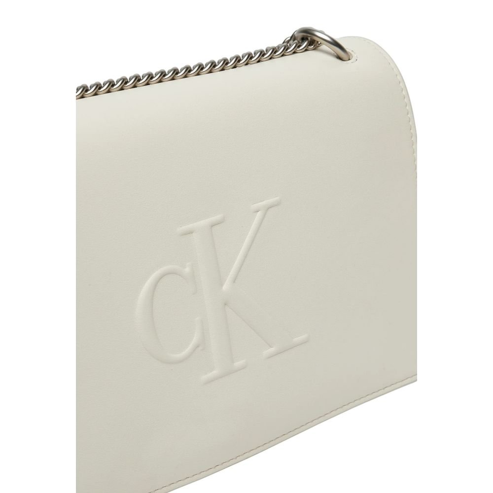 Calvin Klein Cream White Purse Shoulder Bag - Image 3