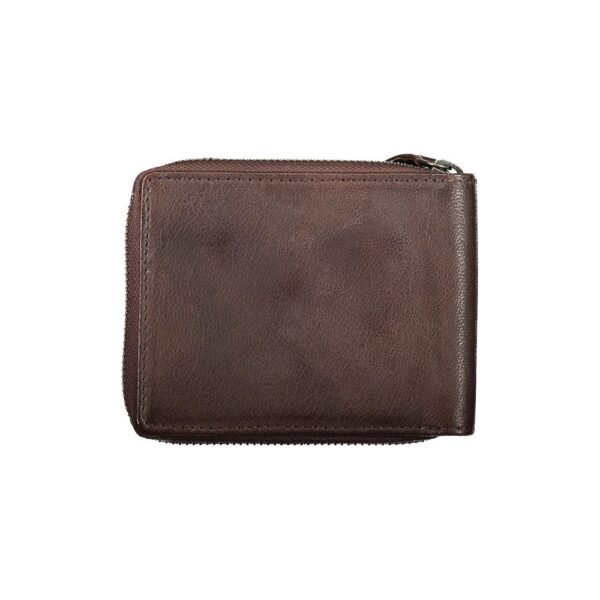 Blauer Elegant Leather Coin & Card Wallet in Brown - Image 2