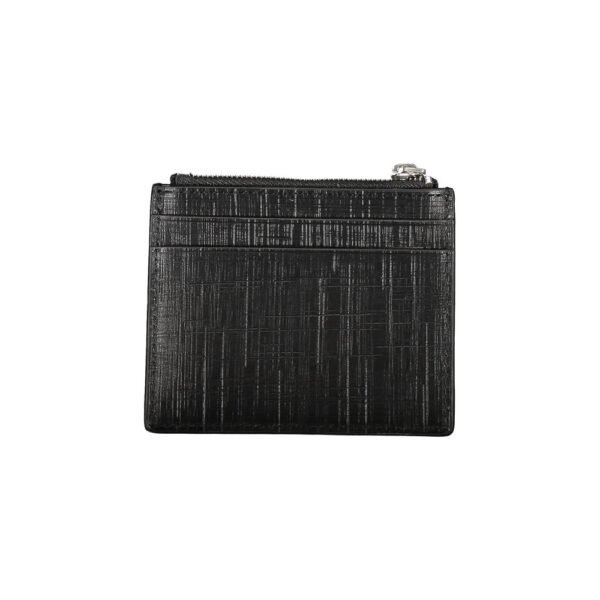 Calvin Klein Sleek Leather Card Holder with Zip Closure - Image 2