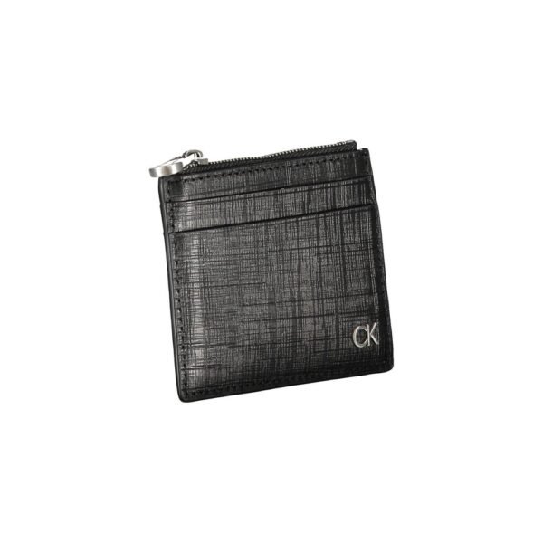 Calvin Klein Sleek Leather Card Holder with Zip Closure - Image 3