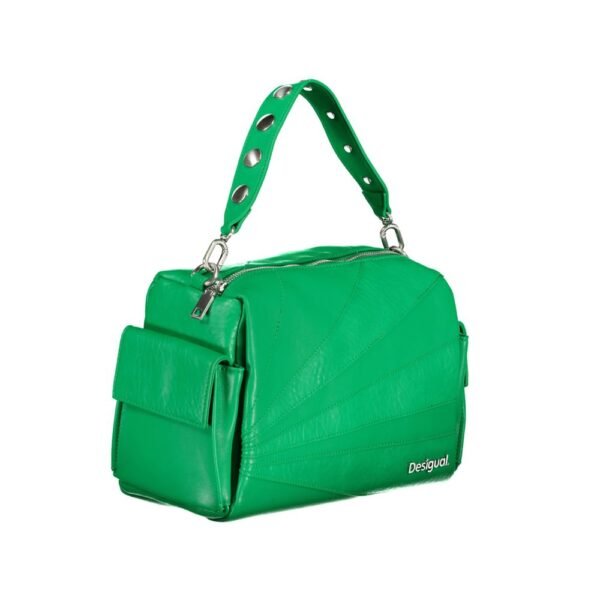 Desigual Green Polyethylene Handbag - Image 3