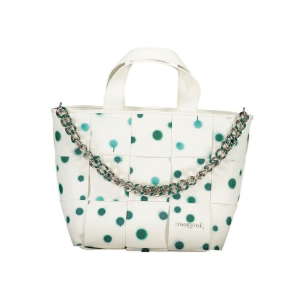 Desigual White Polyethylene Handbag - Image 2