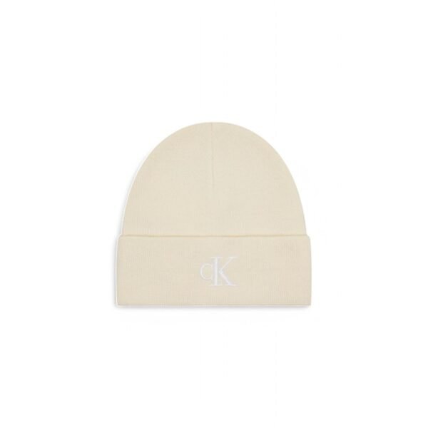Calvin Klein Cream Recycled Polyester Hat