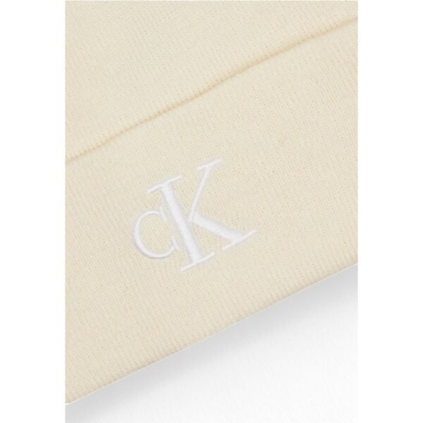 Calvin Klein Cream Recycled Polyester Hat - Image 3
