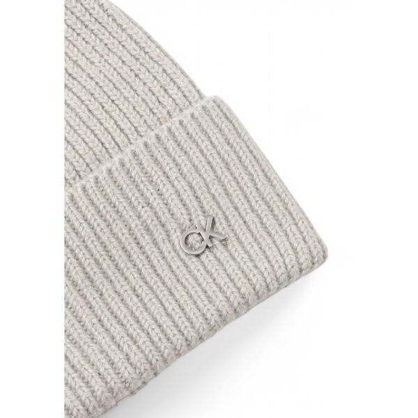 Calvin Klein Gray Wool Hat - Image 3