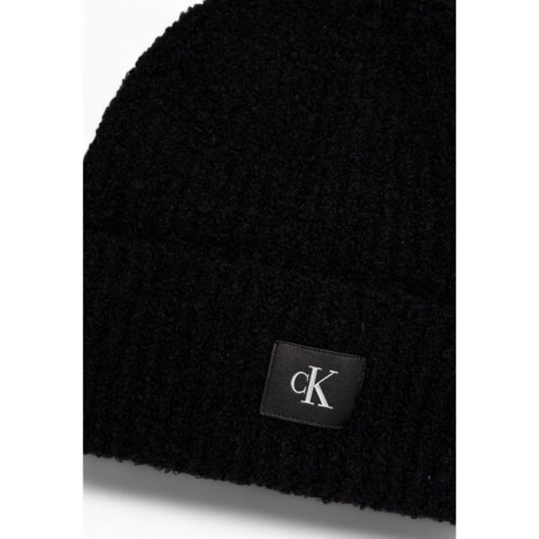 Calvin Klein Jeans Black Acrylic Hat - Image 3