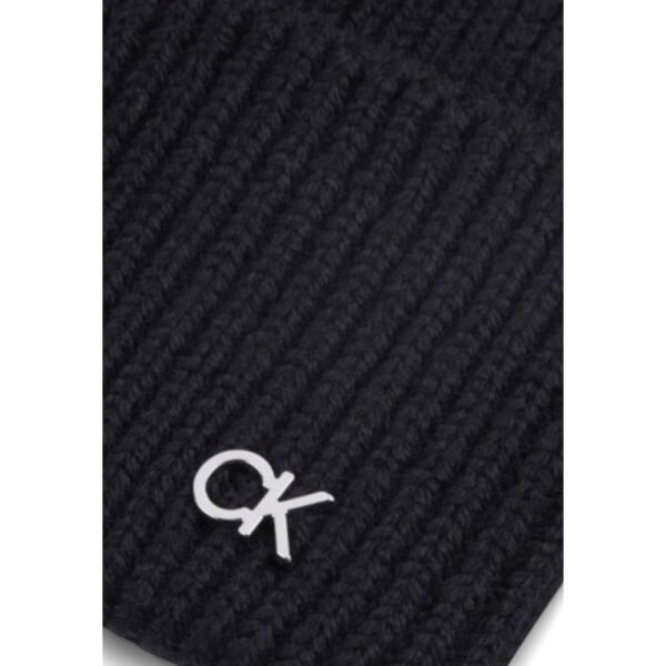 Calvin Klein Black Wool Hat - Image 3