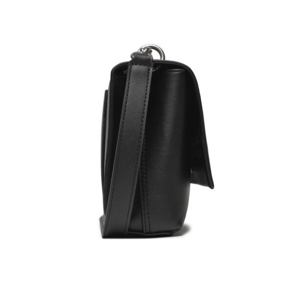 Calvin Klein Jeans Black And White Synthetic Leather Handbag - Image 3