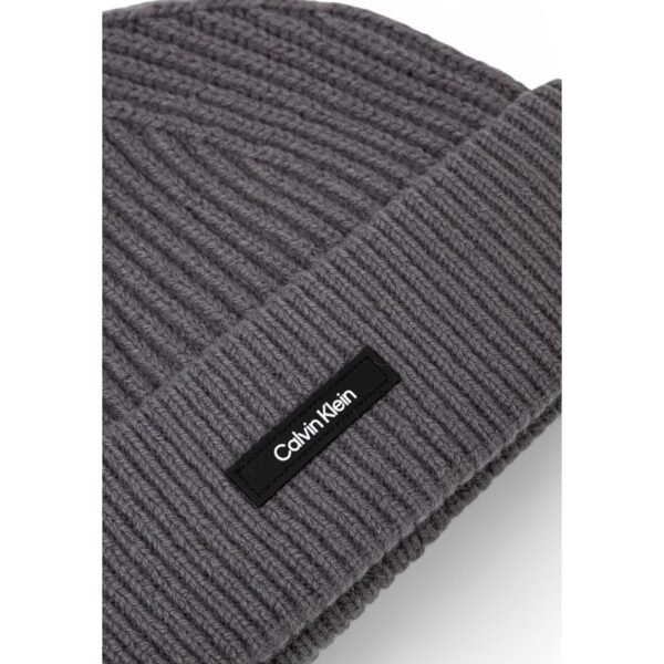 Calvin Klein Gray Organic Cotton Hats & Cap - Image 3