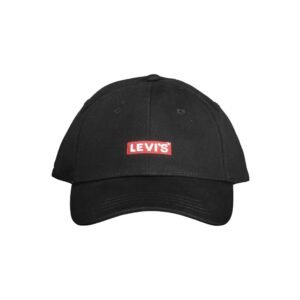 Levi's Black Cotton Men Cap