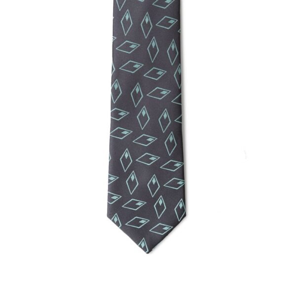 Giorgio Armani Gray Silk Ties & Bowty - Image 3