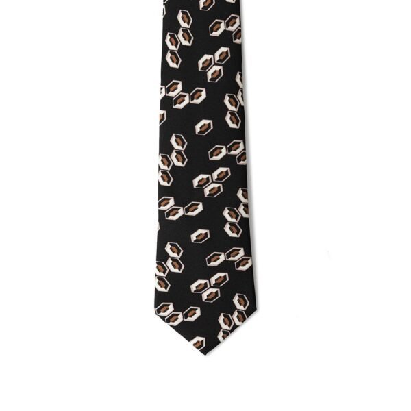 Giorgio Armani Black Silk Ties & Bowty - Image 3