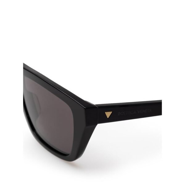 Bottega Veneta Black Acetate Sunglasses - Image 3
