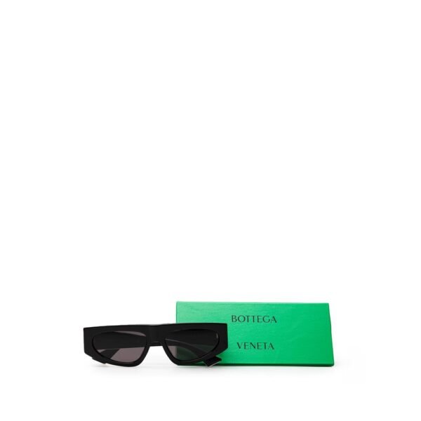 Bottega Veneta Black Acetate Sunglasses - Image 5