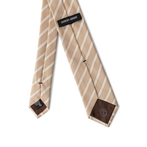 Giorgio Armani Gold Silk Ties & Bowty - Image 2