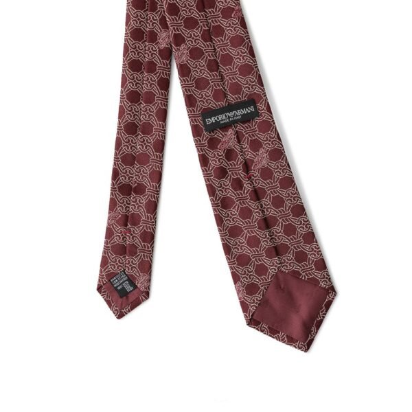 Emporio Armani Red Silk Ties & Bowty - Image 2