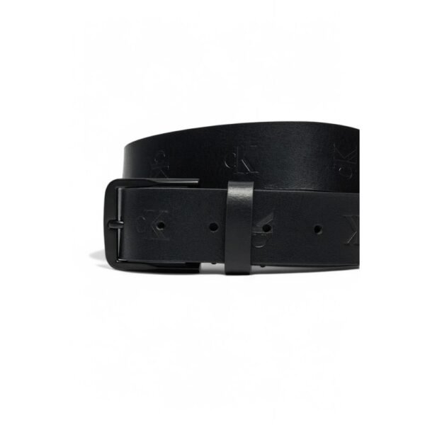 Calvin Klein Jeans Black Leather Belt - Image 3