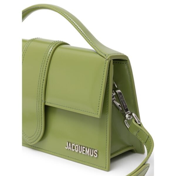 Jacquemus Green Leather Shoulder Bag - Image 4