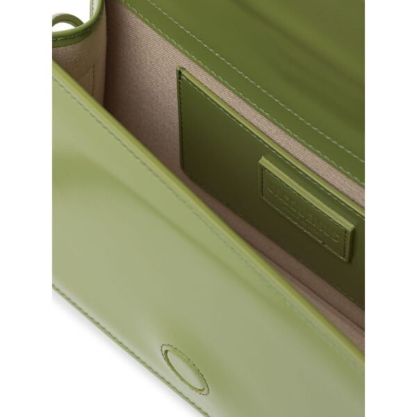 Jacquemus Green Leather Shoulder Bag - Image 5